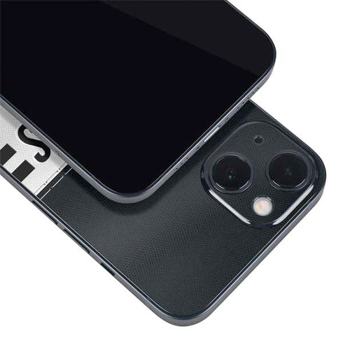 NFL Las Vegas Raiders White Striped iPhone 15 Skin