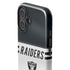 NFL Las Vegas Raiders White Striped iPhone 16 Impact Case