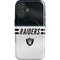 NFL Las Vegas Raiders White Striped iPhone 16 Plus Magsafe Impact Case