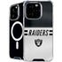 NFL Las Vegas Raiders White Striped iPhone 16 Pro Max MagSafe Case