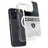 NFL Las Vegas Raiders White Striped iPhone 16 Pro Max MagSafe Case