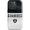 NFL Las Vegas Raiders White Striped iPhone 16 Pro Max Magsafe Impact Case