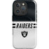 NFL Las Vegas Raiders White Striped iPhone 16 Pro Max Magsafe Impact Case