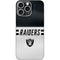 NFL Las Vegas Raiders White Striped iPhone 16 Pro Max Skin