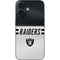 NFL Las Vegas Raiders White Striped iPhone 16 Skin
