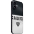 NFL Las Vegas Raiders White Striped iPhone 16 Skin