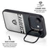 NFL Las Vegas Raiders White Striped iPhone 16e Kickstand Case