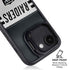 NFL Las Vegas Raiders White Striped iPhone 16e Kickstand Case