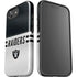 NFL Las Vegas Raiders White Striped iPhone 16e Impact Case