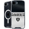 NFL Las Vegas Raiders White Striped iPhone 16e MagSafe Case