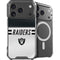 NFL Las Vegas Raiders White Striped iPhone 18 Pro MagSafe Case