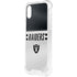 NFL Las Vegas Raiders White Striped iPhone XS Clear Case