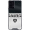 NFL Las Vegas Raiders White Striped Moto G Power 5G (2024) Clear Case
