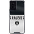 NFL Las Vegas Raiders White Striped Moto G Power 5G (2024) Clear Case