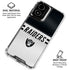 NFL Las Vegas Raiders White Striped Moto G Power 5G (2024) Clear Case