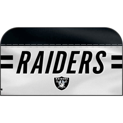 NFL Las Vegas Raiders White Striped Nintendo Switch 2 (2025) with Joy-Con Skin