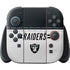 NFL Las Vegas Raiders White Striped Nintendo Switch 2 (2025) Joy-Con Controller Skin