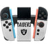 NFL Las Vegas Raiders White Striped Nintendo Switch 2 (2025) Joy-Con Controller Skin