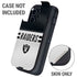 NFL Las Vegas Raiders White Striped Otterbox Defender iPhone Skin