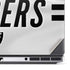 NFL Las Vegas Raiders White Striped Dell Precision Skin