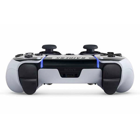 NFL Las Vegas Raiders White Striped PS5 DualSense Edge Pro Controller Skin
