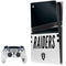 NFL Las Vegas Raiders White Striped PS5 Pro Bundle Skin