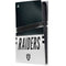 NFL Las Vegas Raiders White Striped PS5 Pro Console Skin