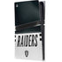 NFL Las Vegas Raiders White Striped PS5 Pro Console Skin