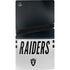 NFL Las Vegas Raiders White Striped PS5 Pro Console Skin