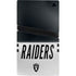 NFL Las Vegas Raiders White Striped PS5 Pro Console Skin