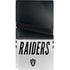 NFL Las Vegas Raiders White Striped PS5 Pro Disk Console Skin