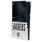 NFL Las Vegas Raiders White Striped PS5 Slim Digital Edition Console Skin