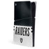 NFL Las Vegas Raiders White Striped PlayStation PS5 Skins