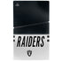 NFL Las Vegas Raiders White Striped PS5 Slim Digital Edition Console Skin