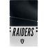 NFL Las Vegas Raiders White Striped PS5 Slim Digital Edition Console Skin
