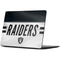 NFL Las Vegas Raiders White Striped Surface Laptop 7 13.8in Skin