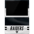NFL Las Vegas Raiders White Striped Surface Pro 7 Skin