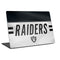 NFL Las Vegas Raiders White Striped Laptop Skins