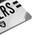 NFL Las Vegas Raiders White Striped Laptop Skins