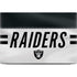 NFL Las Vegas Raiders White Striped Dell XPS Skin