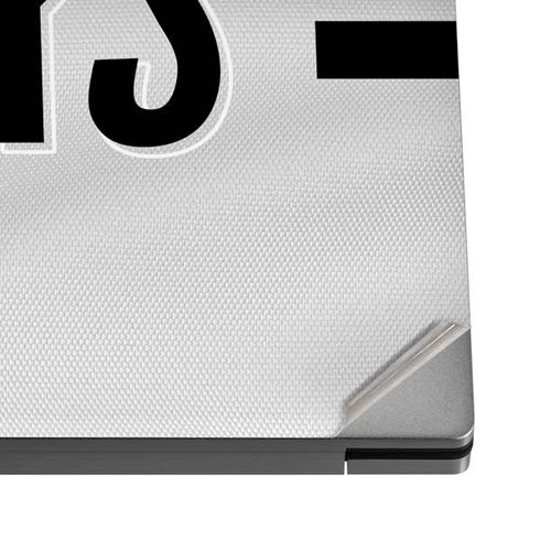 NFL Las Vegas Raiders White Striped Dell XPS Skin