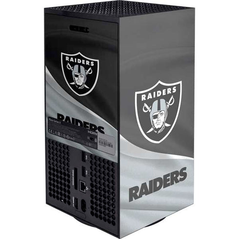 NFL Las Vegas Raiders XBox Series X Digital Edition Console Skin