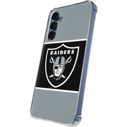 NFL Las Vegas Raiders Zone Block Galaxy A35 5G Clear Case