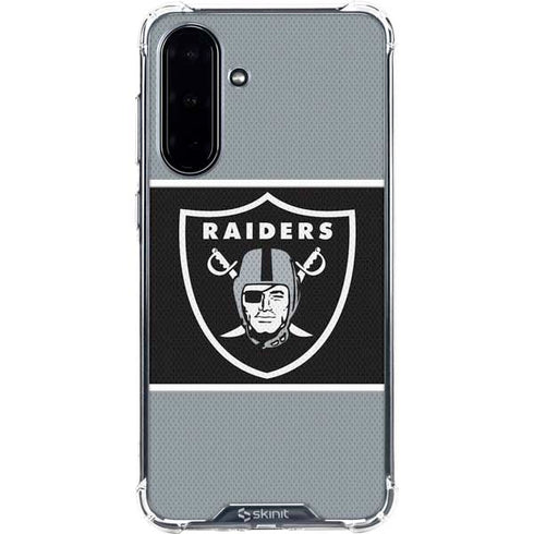 NFL Las Vegas Raiders Zone Block Galaxy A36 5G Clear Case