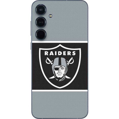 NFL Las Vegas Raiders Zone Block Galaxy A55 5G Skin