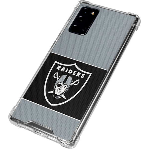 NFL Las Vegas Raiders Zone Block Galaxy Note20 5G Clear Case
