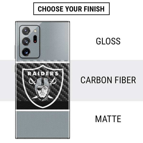 NFL Las Vegas Raiders Zone Block Galaxy Note20 Ultra 5G Skin