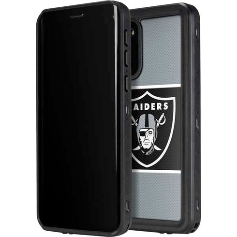 NFL Las Vegas Raiders Zone Block Galaxy S20 Plus Waterproof Case