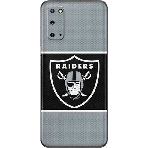NFL Las Vegas Raiders Zone Block Galaxy S20 Skin