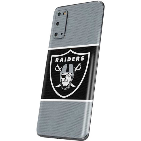 NFL Las Vegas Raiders Zone Block Galaxy S20 Skin